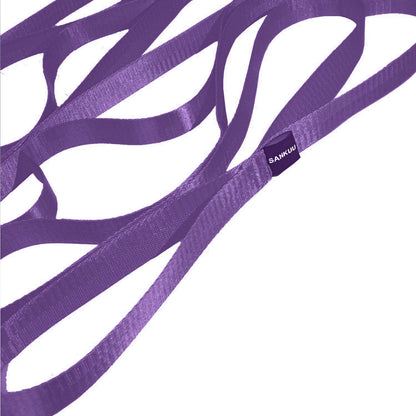 12 Loops Yoga Stretch Strap for Physical Therapy with Exercise Instruction